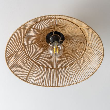 Brilagi - Plafoniera LED CERIA BOHO 1xE27/40W/230V diametro 50 cm marrone