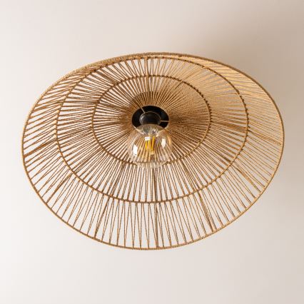 Brilagi - Plafoniera LED CERIA BOHO 1xE27/40W/230V Ø 70 cm marrone