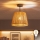 Brilagi - Plafoniera LED CERIA BOHO 1xE27/60W/230V diam. 28 cm nero/marrone