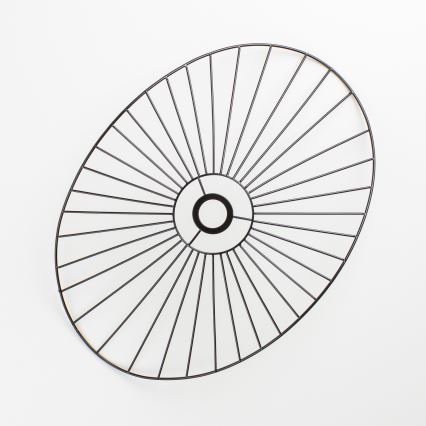 Brilagi - Plafoniera LED CERIA WIRE 1xE27/40W/230V 40x56 cm nero/rovere