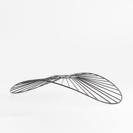 Brilagi - Plafoniera LED CERIA WIRE 1xE27/40W/230V 40x56 cm nero/rovere