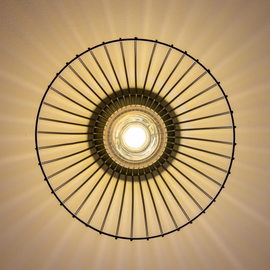 Brilagi - Plafoniera LED CERIA WIRE 1xE27/40W/230V, diam. 21 cm, nera