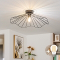 BRILAGI - Plafoniera LED CERIA WIRE 1xE27/40W/230V Ø 60 cm nera