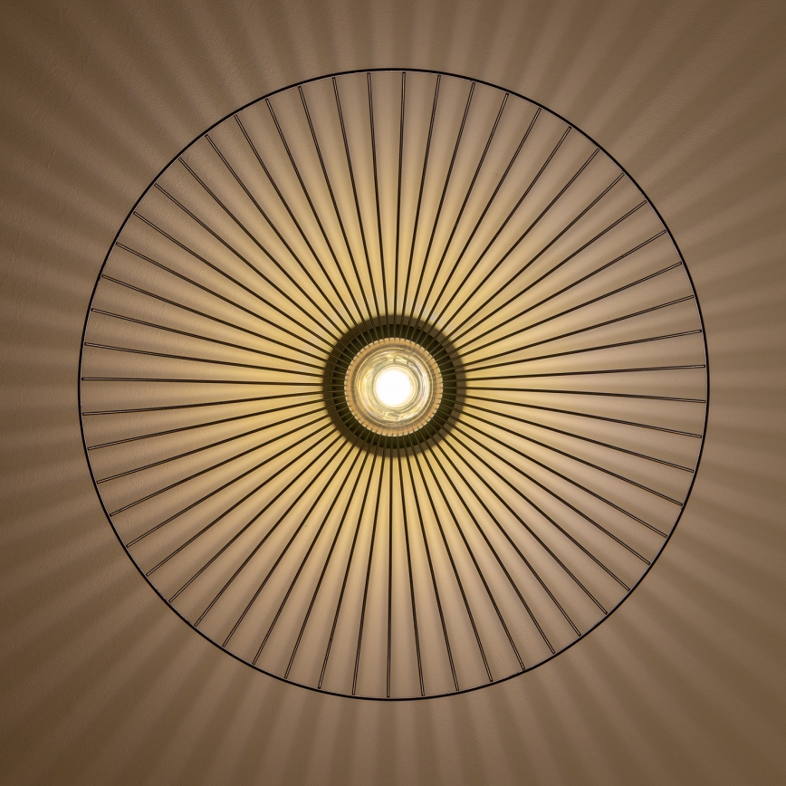 Brilagi - Plafoniera LED CERIA WIRE 1xE27/40W/230V Ø 60 cm nero