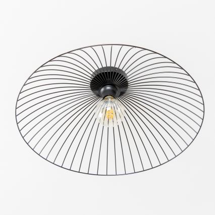 Brilagi - Plafoniera LED CERIA WIRE 1xE27/40W/230V Ø 60 cm nero
