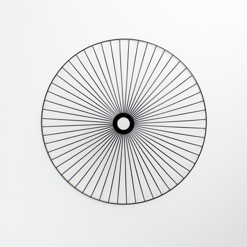 Brilagi - Plafoniera LED CERIA WIRE 1xE27/40W/230V Ø 60 cm nero