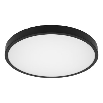 Brilagi - Plafoniera LED da bagno con sensore ZENNA LED/18W/230V Ø 29,5 cm IP44 nero + telecomando