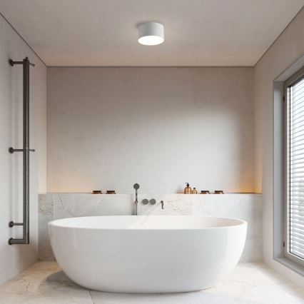 Brilagi - Plafoniera LED da bagno FORIS LED/9W/230V Ø 9 cm bianca IP44