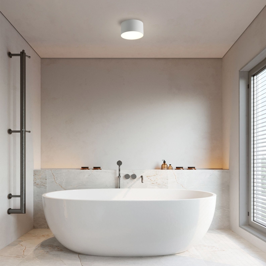 Brilagi - Plafoniera LED da bagno FORIS LED/9W/230V Ø 9 cm bianca IP44