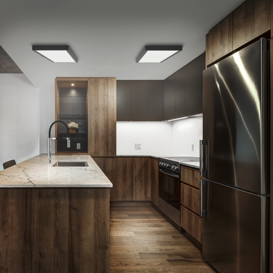 Brilagi - Plafoniera LED da bagno FRAME LED/50W/230V 120x30 cm IP44 nero