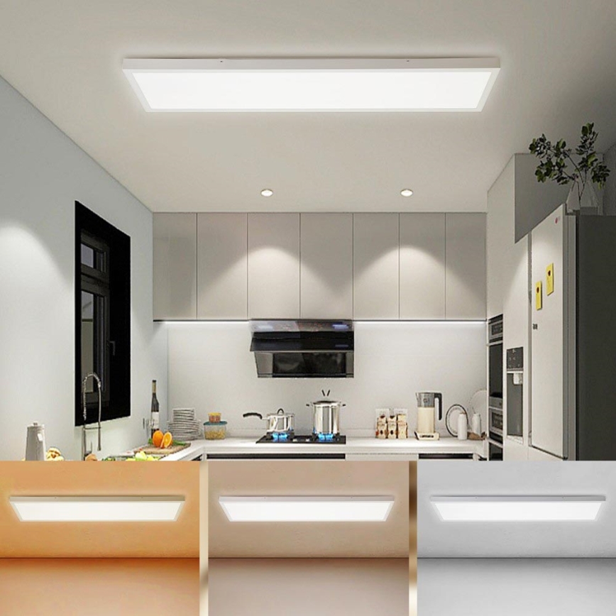 Brilagi - Plafoniera LED da bagno FRAME LED/50W/230V 30x120 cm 3000/4000/6000K IP44 bianco