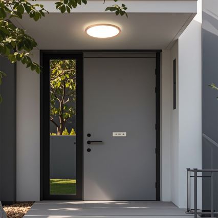 Brilagi - Plafoniera LED da bagno ULTRA SLIM 18W/230V Ø 30 cm oro rosa IP54