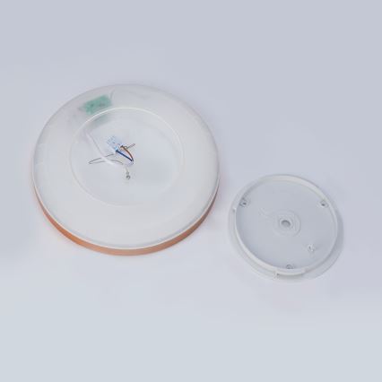 Brilagi - Plafoniera LED da bagno ULTRA SLIM 18W/230V Ø 30 cm oro rosa IP54