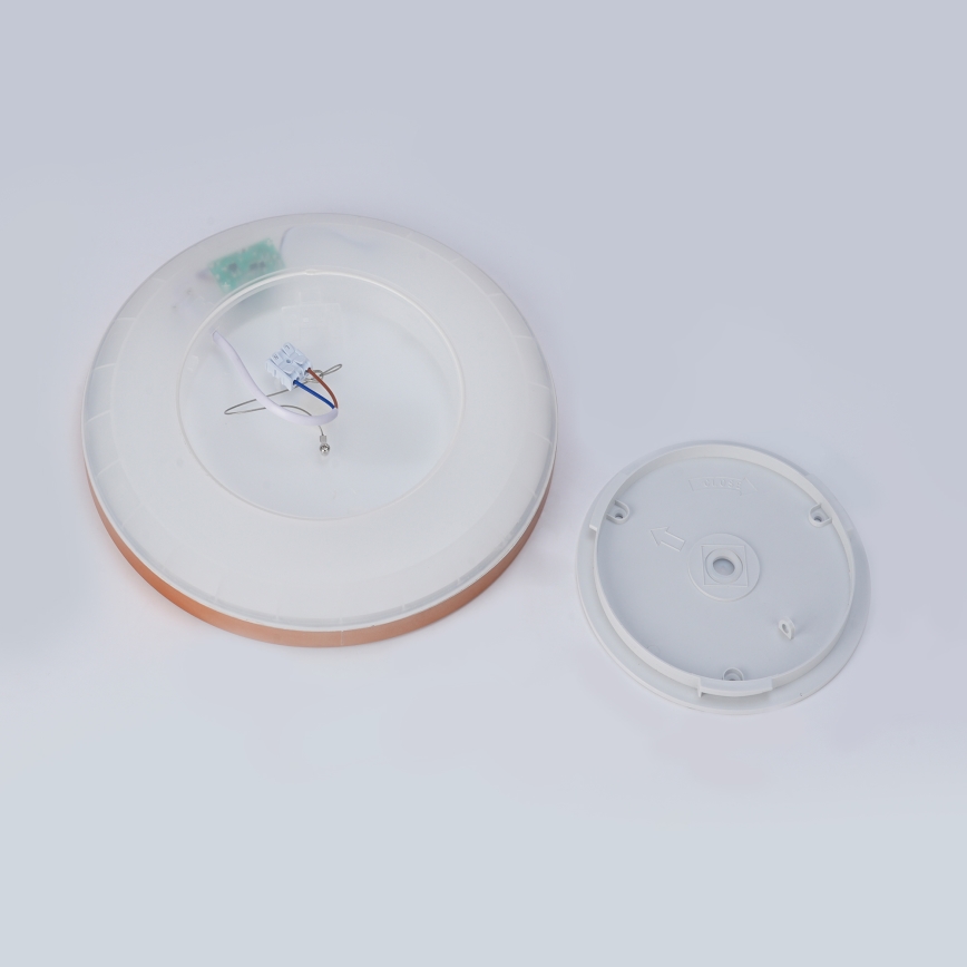 Brilagi - Plafoniera LED da bagno ULTRA SLIM 18W/230V Ø 30 cm oro rosa IP54