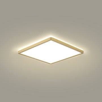 Brilagi - Plafoniera LED da bagno ULTRA SLIM LED/18W/230V 30x30 cm dorata IP54