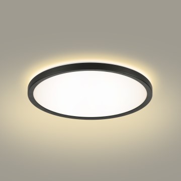 Brilagi - Plafoniera LED da bagno ULTRA SLIM LED/24W/230V 42x42 cm nero IP54