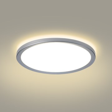 Brilagi - Plafoniera LED da bagno ULTRA SLIM LED/24W/230V Ø 42 cm argento IP54