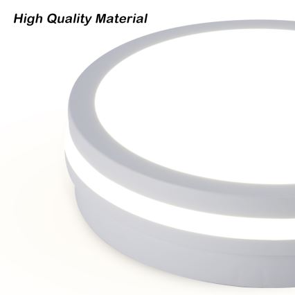 Brilagi - Plafoniera LED da esterno BENE LED/24W/230V diam. 26 cm bianca IP54