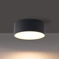 BRILAGI - Plafoniera LED da esterno FORIS LED/9W/230V Ø 9 cm nera IP44