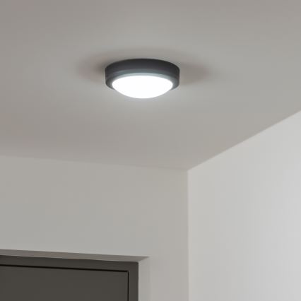Brilagi - Plafoniera LED da esterno LED/13W/230V diametro 17 cm IP54 antracite