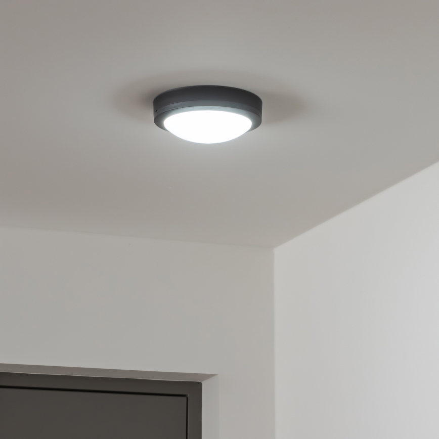 Brilagi - Plafoniera LED da esterno LED/13W/230V diametro 17 cm IP54 antracite