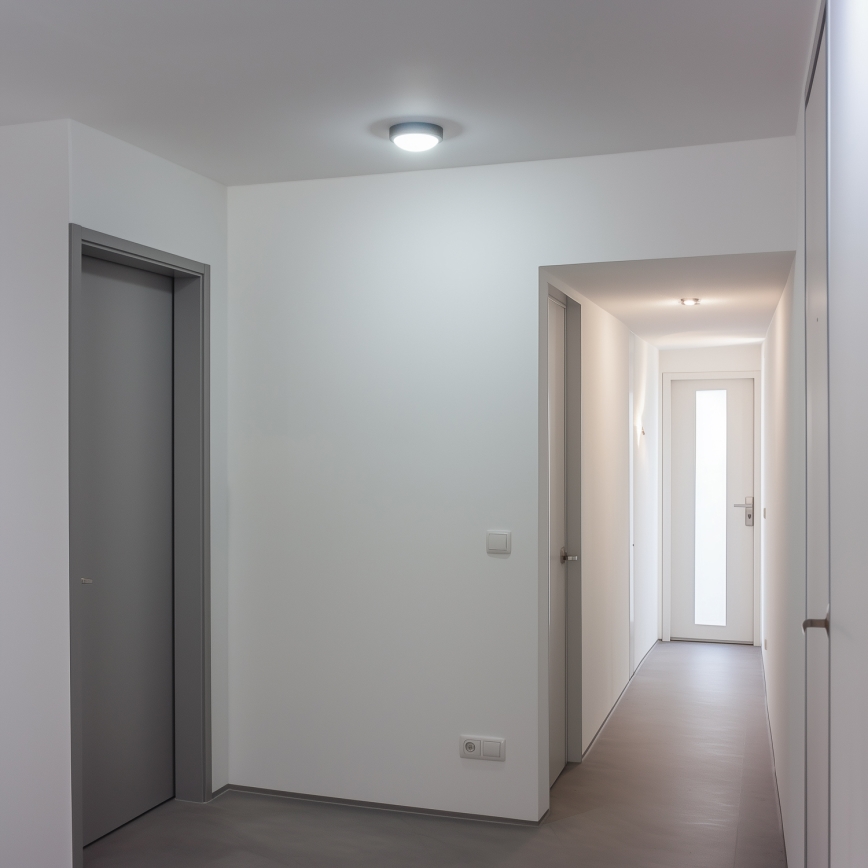 Brilagi - Plafoniera LED da esterno LED/13W/230V diametro 17 cm IP54 antracite