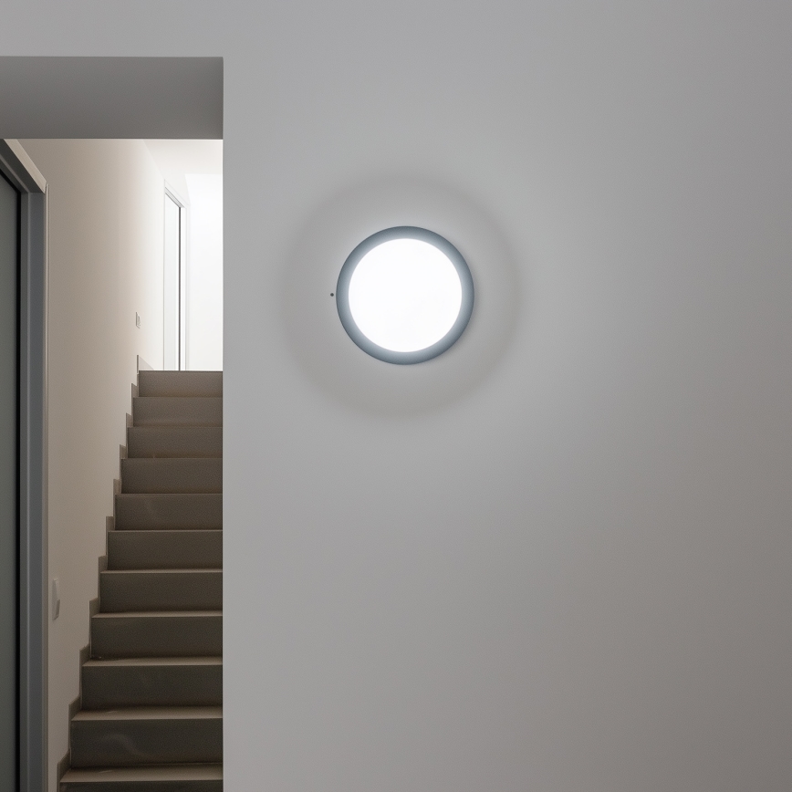 Brilagi - Plafoniera LED da esterno LED/13W/230V diametro 17 cm IP54 antracite