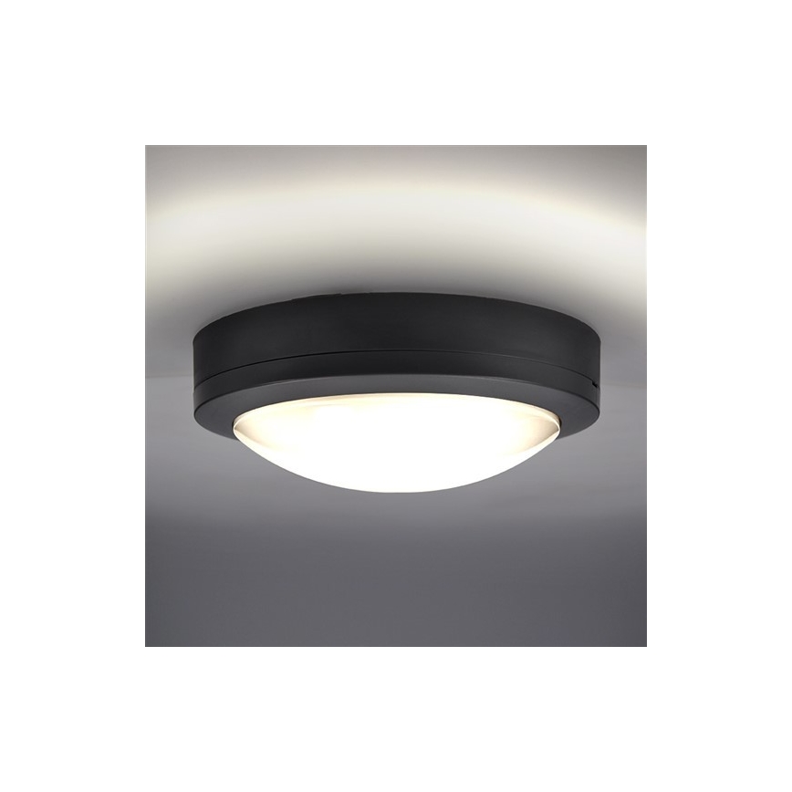 Brilagi - Plafoniera LED da esterno LED/13W/230V diametro 17 cm IP54  antracite