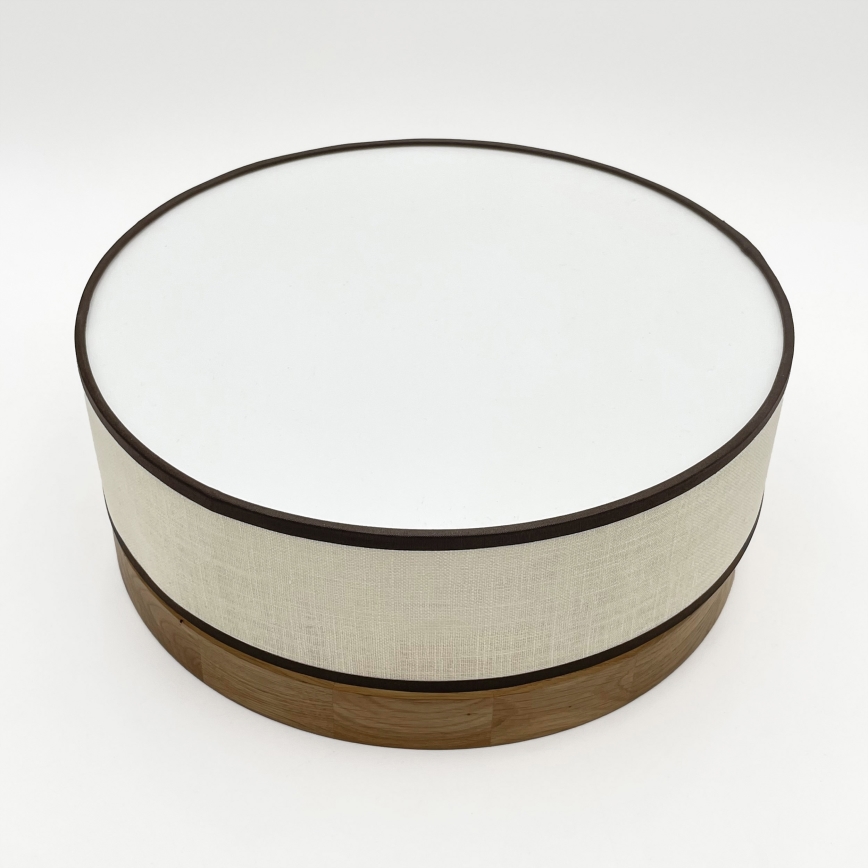 Brilagi - Plafoniera LED da soffitto BELLADONNA LED/20W/230V Ø 30 cm crema/rovere