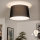Brilagi - Plafoniera LED da soffitto CERIA 1xE27/40W/230V Ø 45 cm nero