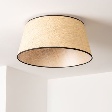 Brilagi - Plafoniera LED da soffitto CERIA 1xE27/40W/230V Ø 50 cm beige