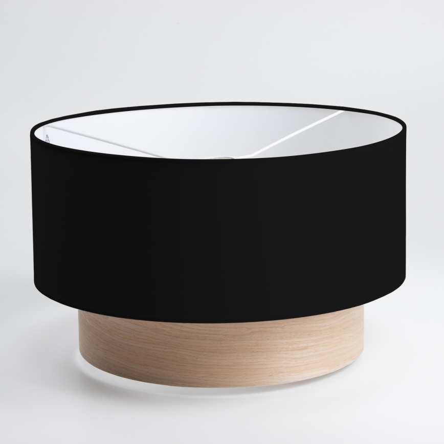 Brilagi - Plafoniera LED da soffitto CERIA 1xE27/40W/230V Ø 50 cm nero/beige