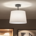 Brilagi - Plafoniera LED da soffitto CERIA 1xE27/60W/230V Ø 30 cm nero/bianco