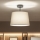 Brilagi - Plafoniera LED da soffitto CERIA 1xE27/60W/230V Ø 30 cm nero/grigio