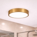 Brilagi - Plafoniera LED da soffitto per bagno POOL LED/24W/230V 3000/4000/5500K Ø 30 cm IP54 bronzo