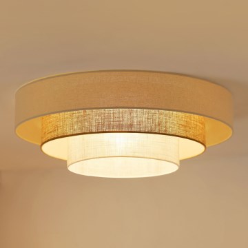Brilagi - Plafoniera LED DENVER LUNETA LED/12W/230V diametro 60 cm 3000K/4000K/6400K beige/color crema