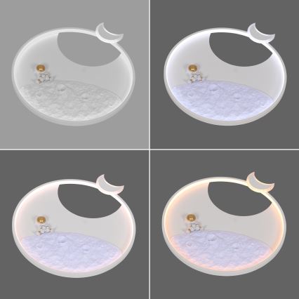 Brilagi - Plafoniera dimmerabile a LED ASTRO LED/20W/230V Ø 50 cm 3000-6000K astronaut + telecomando