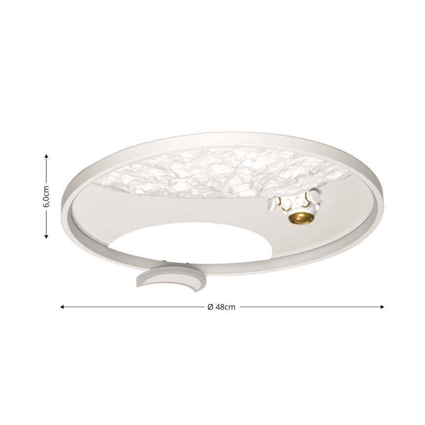 Brilagi - Plafoniera LED dimmerabile ASTRO LED/20W/230V 3000/4000/6000K + telecomando