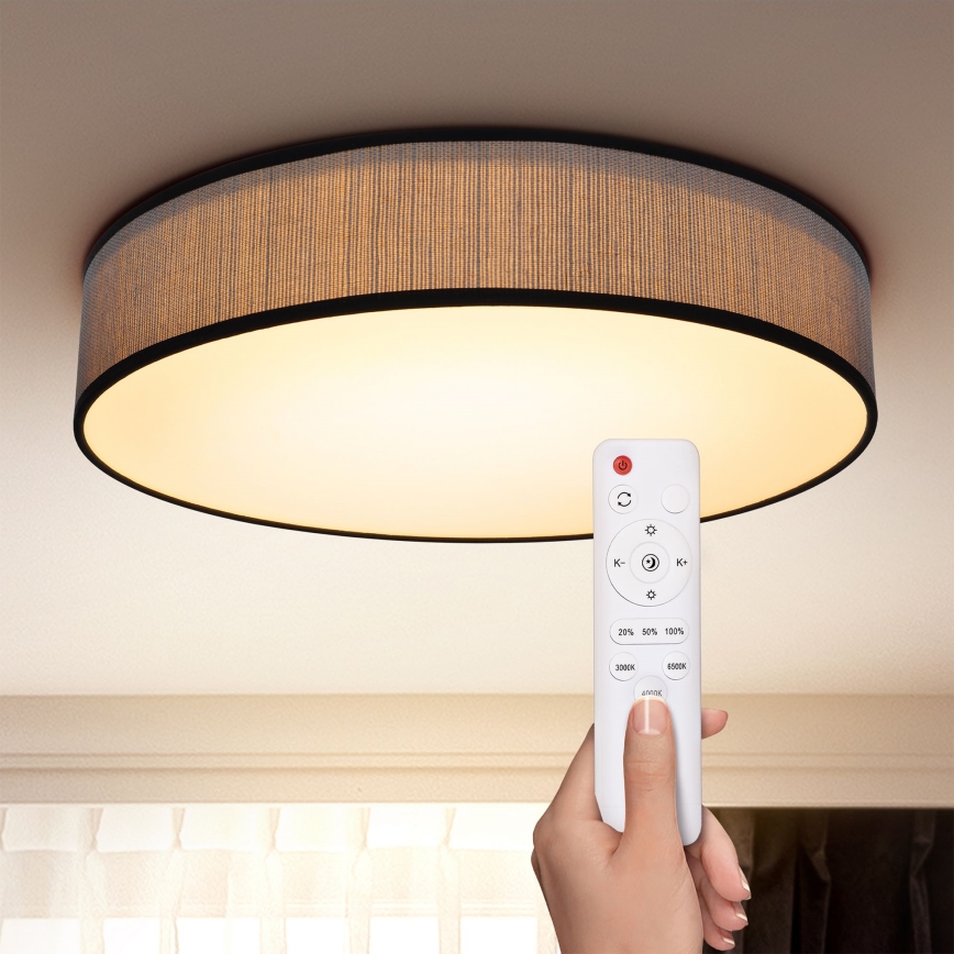 Brilagi - Plafoniera LED dimmerabile AURORA LED/48W/230V 3000-6500K diametro 40 cm + telecomando