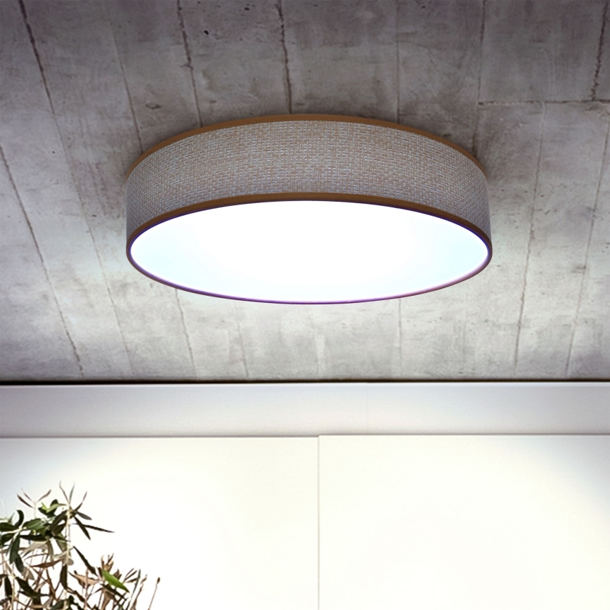 Brilagi - Plafoniera LED dimmerabile CARMEN LED/48W/230V 3000-6500K diametro 40 cm + telecomando