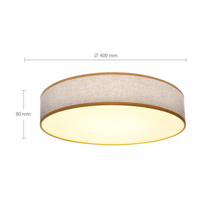 Brilagi - Plafoniera LED dimmerabile CARMEN LED/48W/230V 3000-6500K diametro 40 cm + telecomando