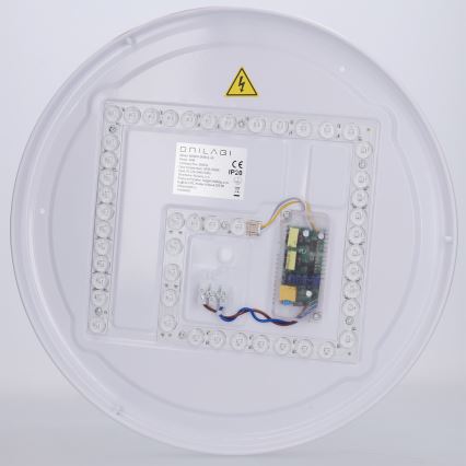 Brilagi - Plafoniera LED dimmerabile COCI LED/48W/230V 3000-6500K Ø 39 cm finitura effetto legno/nera + telecomando incluso