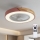 Brilagi - Plafoniera LED dimmerabile con ventilatore integrato LED/38W/230V 3000-6500K Ø 50 cm rosa/rovere + telecomando