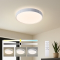 Brilagi - Plafoniera LED dimmerabile CORVO LED/54W/230V 3000-6000K bianco diam. 40 cm + telecomando
