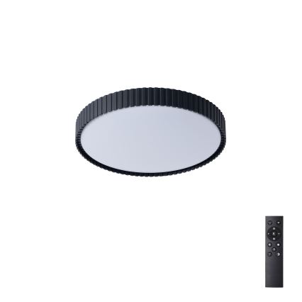 Brilagi - Plafoniera LED dimmerabile CORVO LED/54W/230V 3000-6000K nera Ø 40 cm + telecomando