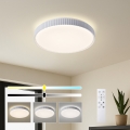 Brilagi - Plafoniera LED dimmerabile CORVO LED/72W/230V 3000-6000K bianca Ø 50 cm + telecomando