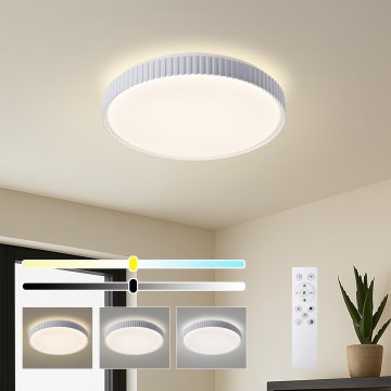 Brilagi - Plafoniera LED dimmerabile CORVO LED/72W/230V 3000-6000K bianca Ø 50 cm + telecomando