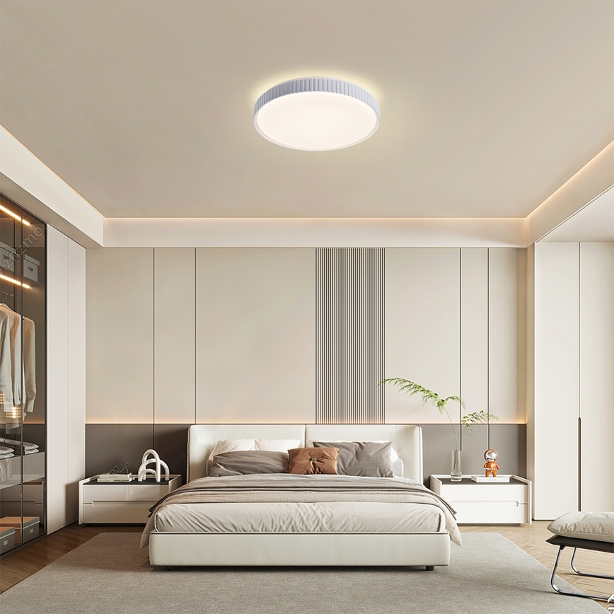 Brilagi - Plafoniera LED dimmerabile CORVO LED/72W/230V 3000-6000K bianca Ø 50 cm + telecomando