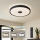 Brilagi - Plafoniera LED dimmerabile CORVO LED/72W/230V 3000-6000K nera, diam. 50 cm + telecomando