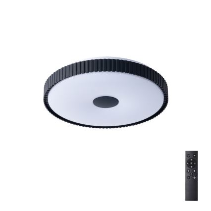Brilagi - Plafoniera LED dimmerabile CORVO LED/72W/230V 3000-6000K nera, diam. 50 cm + telecomando